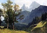 Albert Bierstadt Tyrolean Landscape painting